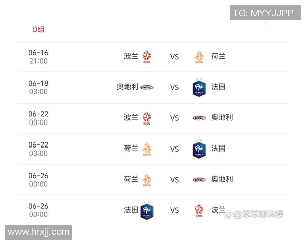 2024欧洲杯完整日程表及各场比赛时间安排详解